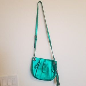 Vince Camuto Metallic Green Purse